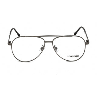Longines LG5003-H Eyeglasses Shiny Gunmetal / Clear Lens-AmbrogioShoes
