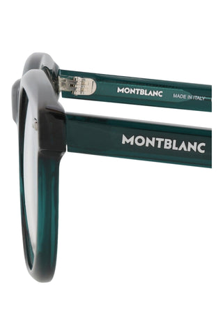 Montblanc  Transparent Petrol Green Eyeglasses