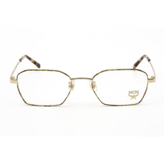 MCM MCM2130A Eyeglasses Shiny Gold/Green Havana / Clear Lens-AmbrogioShoes