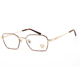 MCM MCM2130A Eyeglasses Shiny Gold/Light Havana / Clear Lens Unisex Unisex-AmbrogioShoes
