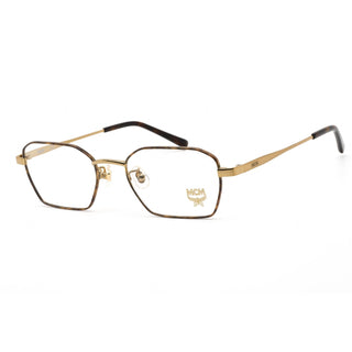 MCM MCM2130A Eyeglasses Shiny gold/havana / Clear Lens Unisex Unisex-AmbrogioShoes