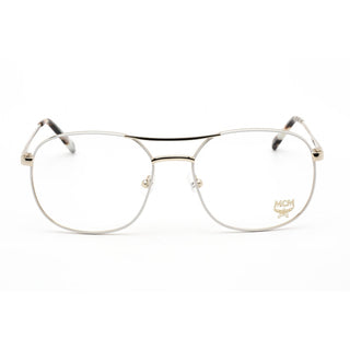 MCM MCM2154 Eyeglasses White / Gold/Clear demo lens Unisex Unisex-AmbrogioShoes
