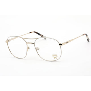 MCM MCM2154 Eyeglasses White / Gold/Clear demo lens-AmbrogioShoes