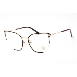 MCM MCM2156 Eyeglasses BURGUNDY / GOLD / Clear demo lens-AmbrogioShoes