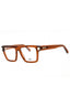 045 - shiny light brown/Clear demo lens