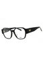 001 - Shiny Black/Clear demo lens