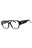 001 - Shiny Black/Clear demo lens