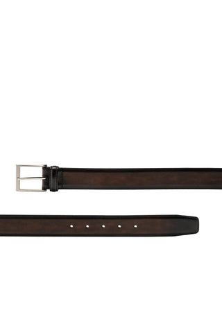 Magnanni 1177 Viento Men's Wind Brown Patina Leather Belt (MAGB1000)