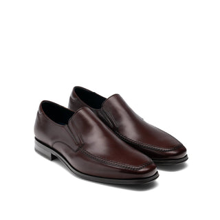Magnanni 16923 Madrid Men's Shoes Brown Nappa Leather Slip-On Loafers (MAG1066)-AmbrogioShoes