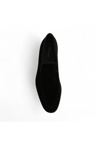 Magnanni 22335 Black Velvet Formal/Dress Loafers (MAGS1148)-AmbrogioShoes