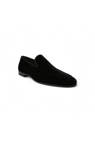 Magnanni 22335 Black Velvet Formal/Dress Loafers (MAGS1148)