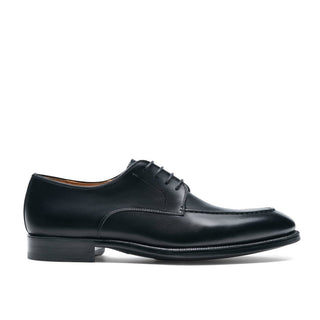 Magnanni 23335 Alva Men's Shoes Black Calf-Skin Leather Derby Oxfords (MAG1047)-AmbrogioShoes