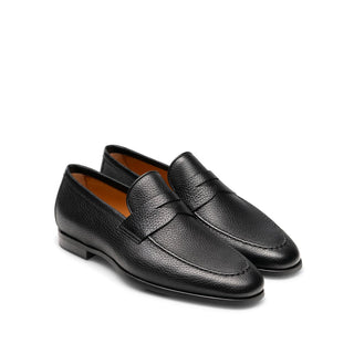 Magnanni 23802 Diezma-II Black Full Grain Leather Penny Loafers (MAGS1054)-AmbrogioShoes