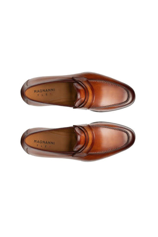 Magnanni 23822 Daniel Brown Leather Penny Loafers (MAGS1008)