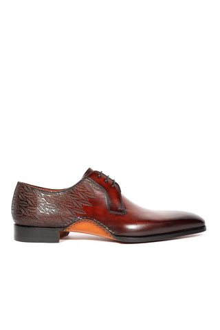 Magnanni 24834 Hayos Burgundy Laser Embossed / Leather Derby (MAGS1123)