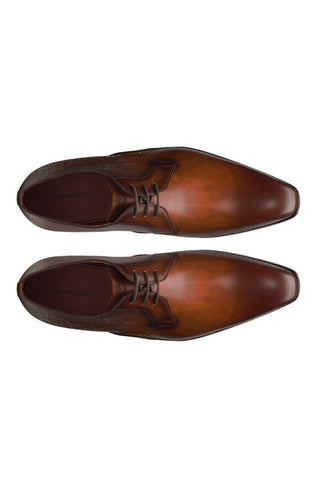 Magnanni 24834 Hayos Tobacco Laser Embossed / Calf-Skin Leather Derby (MAGS1124)
