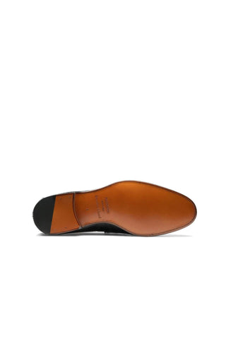 Magnanni Vicente 23257 Black Genuine Lizard Skin Classic Penny Loafers (MAGS1102)