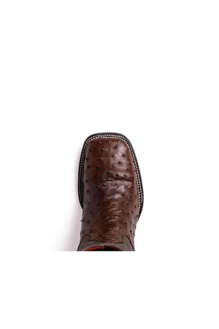 Marco Di Milano Alabama Kango Tabac Exotic Ostrich Skin Cowboy Boot (MDM1221)
