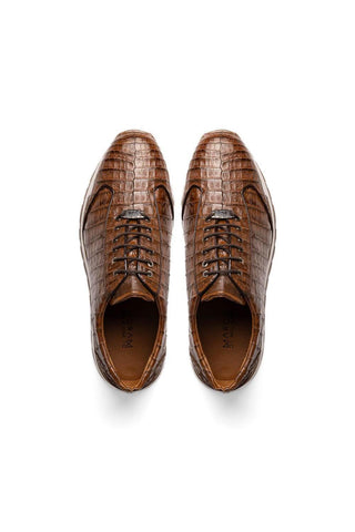 Marco Di Milano Alonzo Bay Apache Genuine Caiman Crocodile Casual Sneakers (MDM1165)