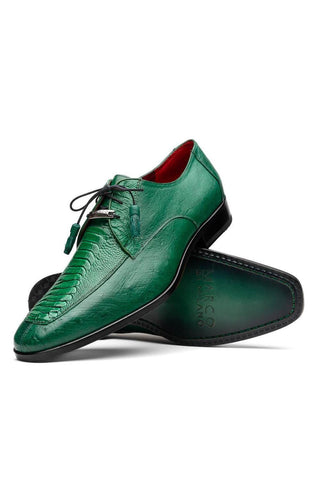 Marco Di Milano Andretti Green Lemon Exotic Ostrich Leg Derby (MDM1181)