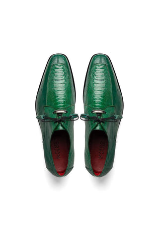 Marco Di Milano Andretti Green Lemon Ostrich Leg Derby (MDM1181)