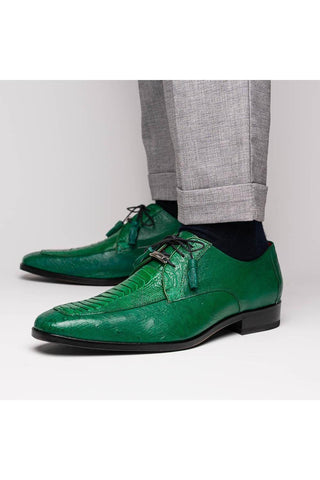 Marco Di Milano Andretti Green Lemon Ostrich Leg Derby (MDM1181)