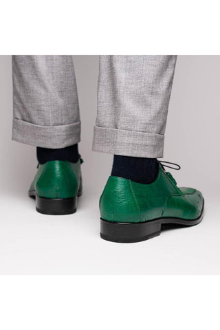 Marco Di Milano Andretti Green Lemon Ostrich Leg Derby (MDM1181)