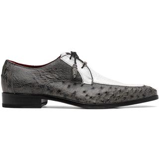 Marco Di Milano Andretti Men's Shoes Exotic Ostrich Leg Derby Oxfords (MDM1181)-AmbrogioShoes