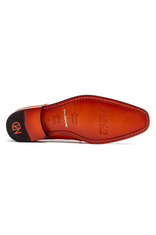 Marco Di Milano Andretti Orange Exotic Ostrich Leg Derby (MDM1181)