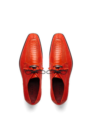 Marco Di Milano Andretti Orange Ostrich Leg Derby (MDM1181)