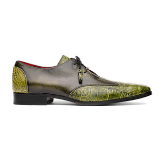 Marco Di Milano Anzio Exotic Alligator / Calfskin Leather Oxfords (MDM1037)-AmbrogioShoes