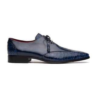 Marco Di Milano Anzio Exotic Alligator / Calfskin Leather Oxfords (MDM1037)-AmbrogioShoes