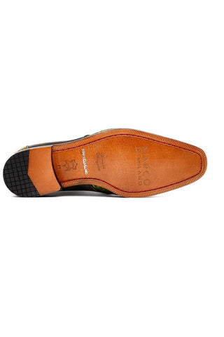 Marco Di Milano Anzio Green Exotic Alligator / Calfskin Leather Derby (MDM1037)