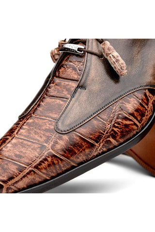 Marco Di Milano Anzio Rustic Orix Exotic Alligator / Calfskin Leather Derby (MDM1037)