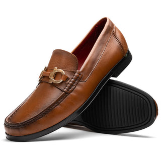 Marco Di Milano Atrani Men's Shoes Calf-Skin Leather Moccasin Loafers (MDM1185)-AmbrogioShoes