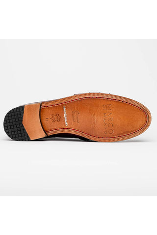 Marco Di Milano Aubiere Exotic Wine Ostrich Tassels Loafers (MDM1198)