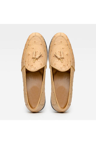Marco Di Milano Aubiere Ostrich Tassels Loafers (MDM1198)