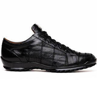 Marco Di Milano Bari Men's Shoes Genuine Patchwork Lizard Skin Fashion Sneakers (MDM1142)-AmbrogioShoes