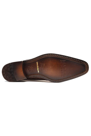 Marco Di Milano Bono Brown Genuine Alligator Whole-Cut Oxfords (MDM1183)