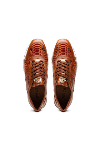 Marco Di Milano Brescia Honey Genuine Snake Skin / Leather Sneakers (MDM1124)