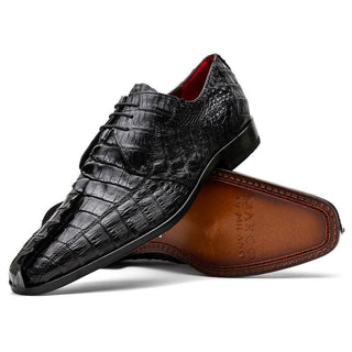 Marco Di Milano Cancun Men's Shoes Exotic Hornback Crocodile Skin Derby (MDM1003)-AmbrogioShoes