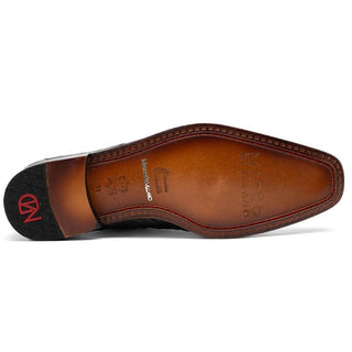 Marco Di Milano Cancun Men's Shoes Exotic Hornback Crocodile Skin Derby (MDM1003)-AmbrogioShoes