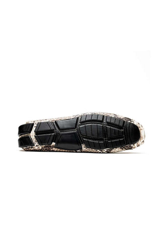 Marco Di Milano Capri Natural Python Skin Horse-Bit Loafer (MDM1241)