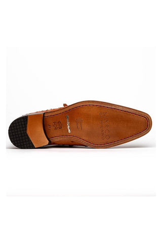 Marco Di Milano Criss Brandy Exotic Ostrich Quill Oxfords (MDM1073)