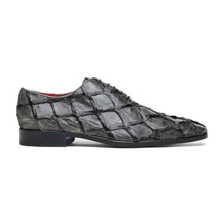 Marco Di Milano Criss Men's Shoes Gray Genuine Pirarucu Dress Oxfords (MDM1152)-AmbrogioShoes