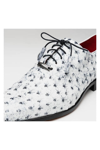 Marco Di Milano Criss Newspaper Ostrich Quill Oxfords (MDM1073)