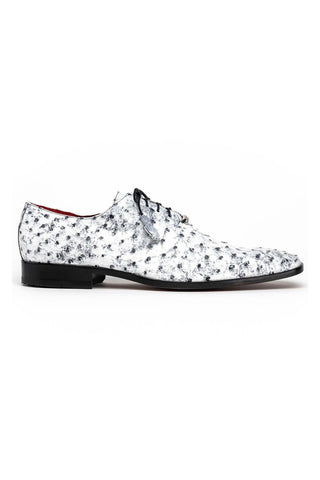 Marco Di Milano Criss Newspaper Ostrich Quill Oxfords (MDM1073)