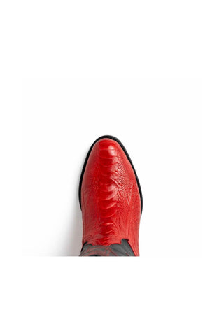 Marco Di Milano Denver Red Ostrich Cowboy Boot (MDM1216)
