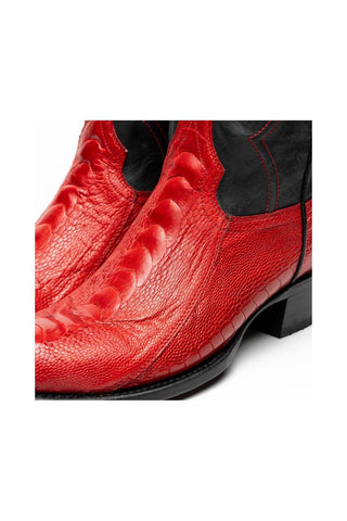Marco Di Milano Denver Red Ostrich Cowboy Boot (MDM1216)