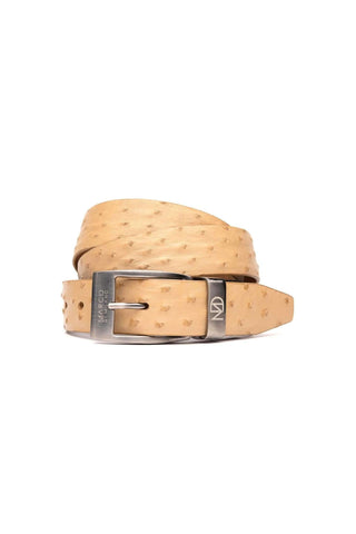 Marco Di Milano Domenico Men's Orix Genuine Ostrich Skin Belts (MDMB1047)